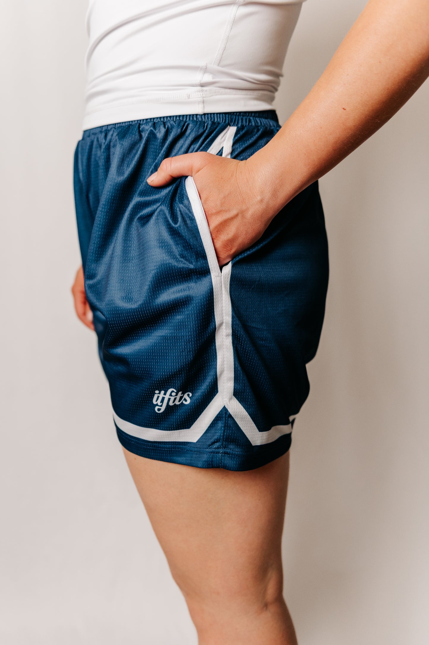 The No-Roll Basketball Short